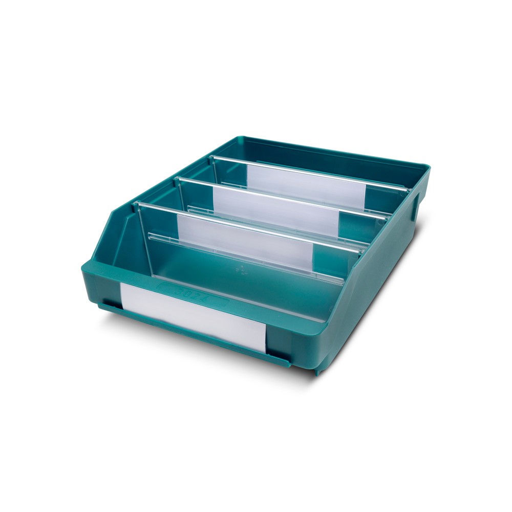 Illustration du produit: Bacs de rayonnage avec fenêtre de visualisation, l x P 240 x 300 mm, vert
