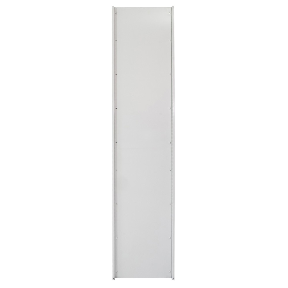 Illustration du produit: Cadre en tôle pleine profilé en T MULTIplus pour rayonnage à tablettes SCHULTE, gris clair, prémonté, HxP 2 500 x 500 mm