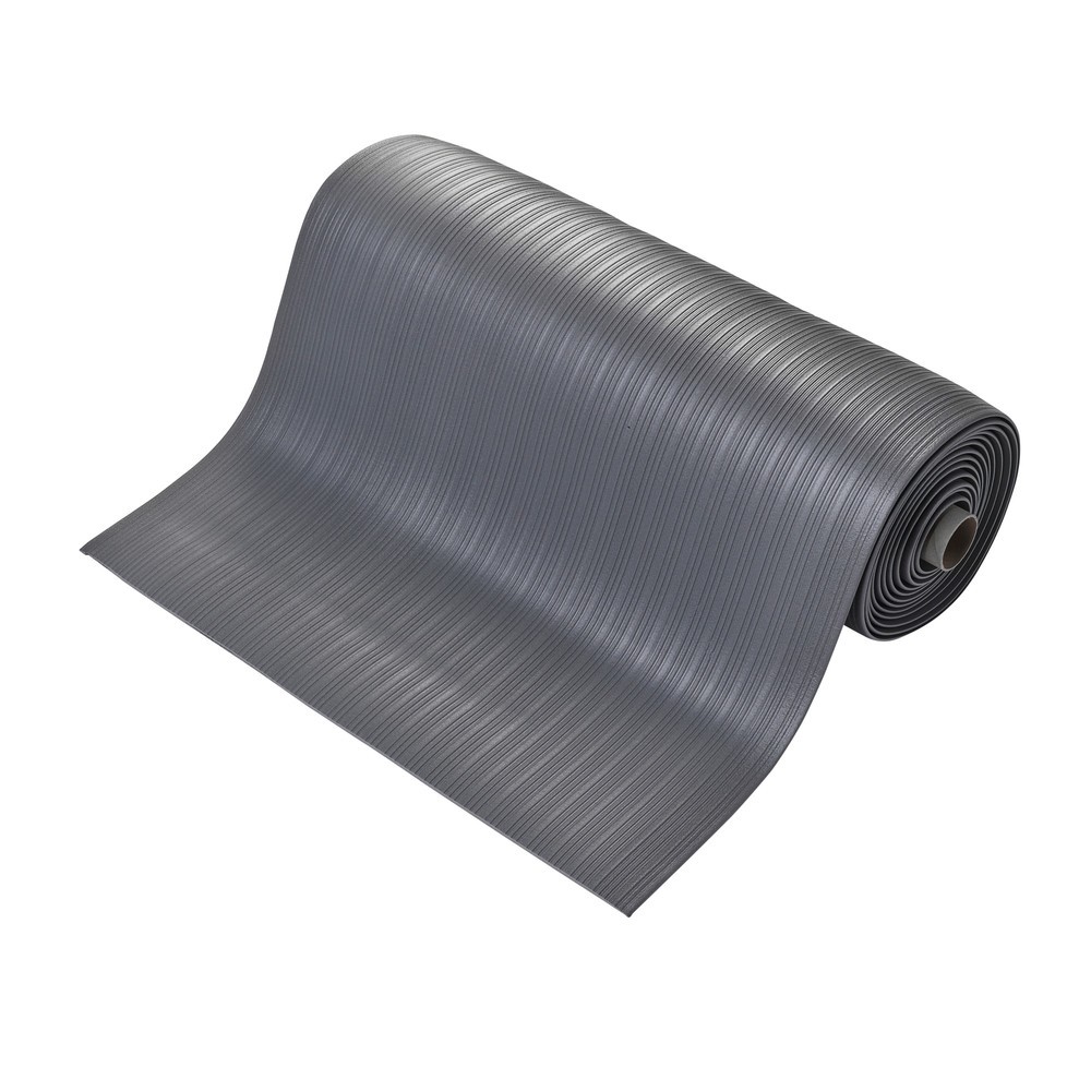 Numéro de l'image du produit 2: Tapis anti-fatigue COBA Orthomat® Ribbed, monocouche, gris, l × L 600 x 900 mm