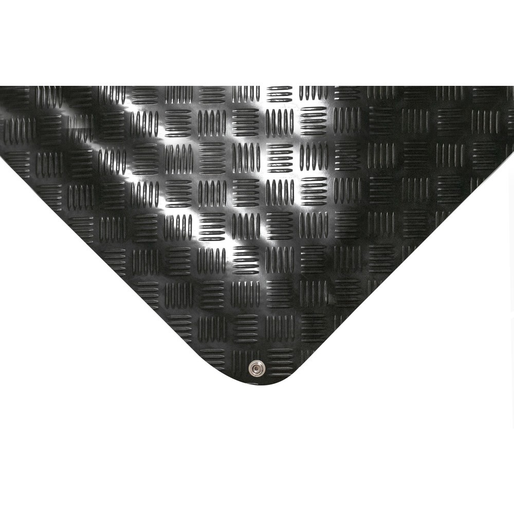 Numéro de l'image du produit 2: COBA Tapis anti-fatigue Senso Dial ESD, avec câble de mise à la terre, lxP 1,0 x ml (max. 10,0 m), noir