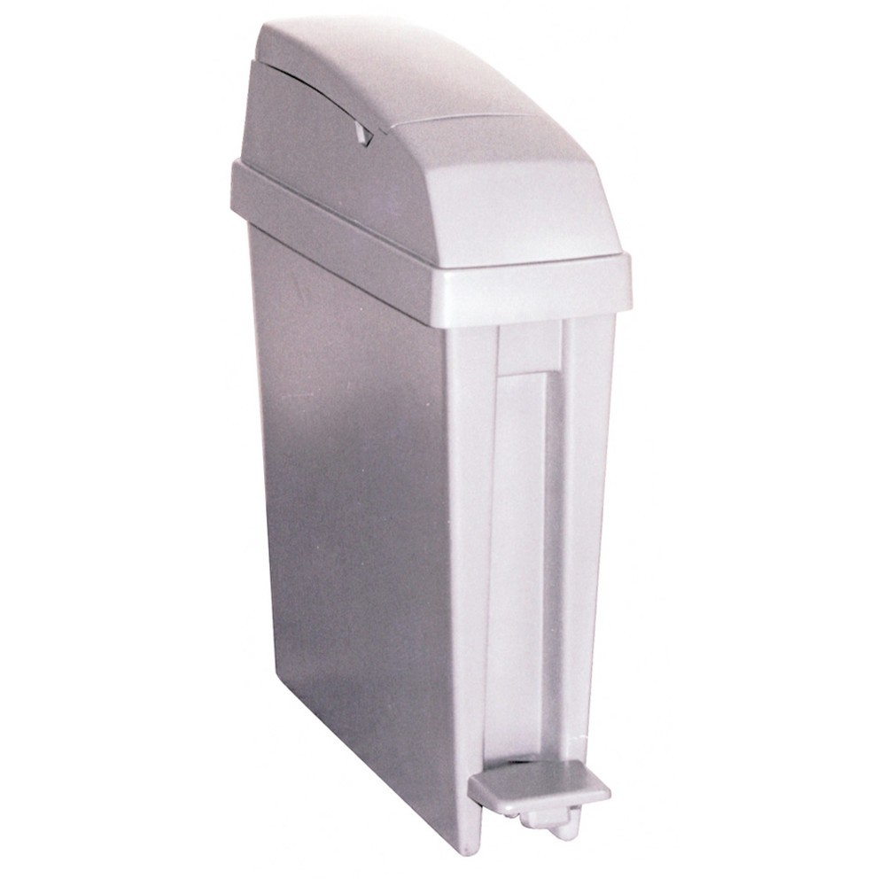 Illustration du produit: Conteneur à déchets, sanitaire, blanc, 12 l