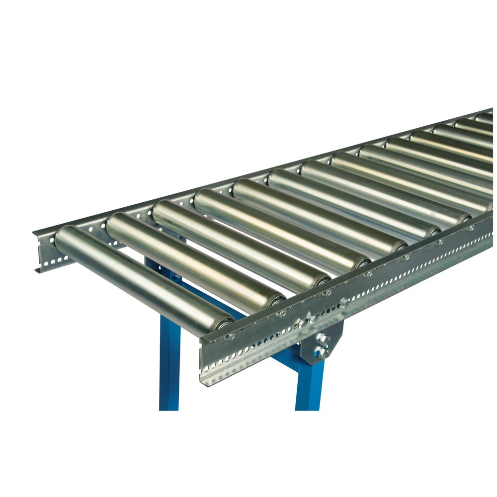 Numéro de l'image du produit 1: Convoyeur léger à rouleaux, rouleaux en acier, Ø 50 mm, L x l : 1 000 x 600 mm, entraxe : 75 mm