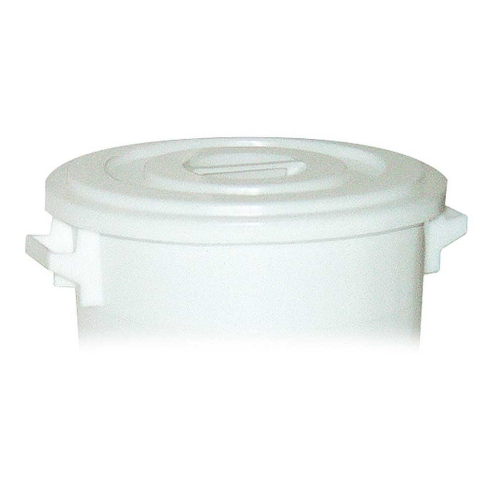 Illustration du produit: Couvercle pour poubelle ronde 35 litres, blanc