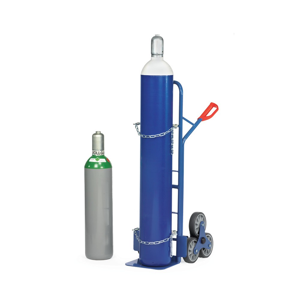 Numéro de l'image du produit 3: fetra® Diable pour escaliers pour bouteilles en acier, capacité de charge 200 kg