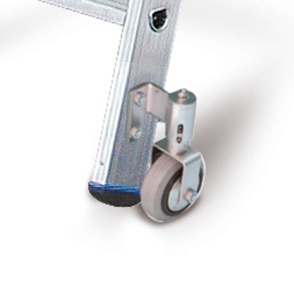 Numéro de l'image du produit 2: Escabeau à marches KRAUSE® Profi, accessible des deux côtés, avec roulettes, hauteur déployée 0,25 m