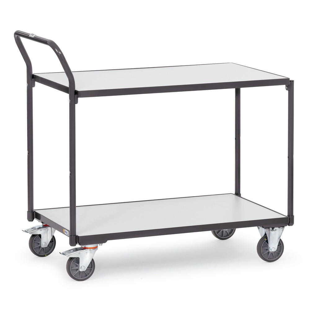 Illustration du produit: Servante ESD fetra®, capacité de charge 300 kg, 2 surfaces de chargement à 600 x 1 000 mm