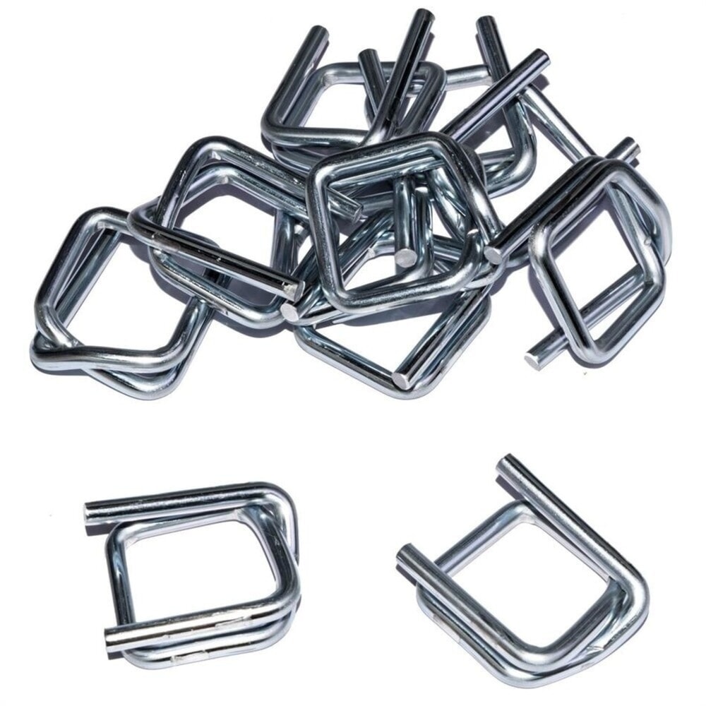 Numéro de l'image du produit 2: Feuillard structuré en polyester MINI-SET-WG50, avec agrafes métalliques, largeur de bande 16 mm