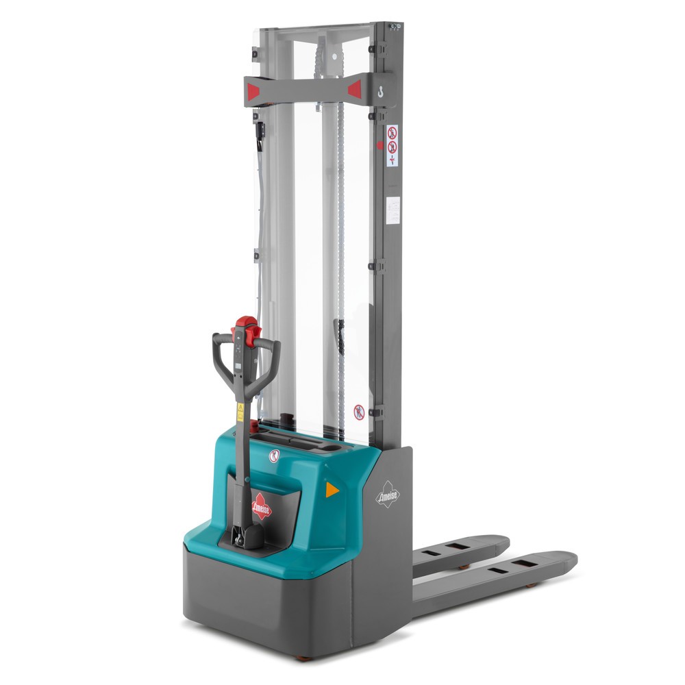 Illustration du produit: Gerbeur électrique Ameise® PSE 1.2 à monomât, hauteur de levage 1 600 mm, capacité de charge 1 200 kg