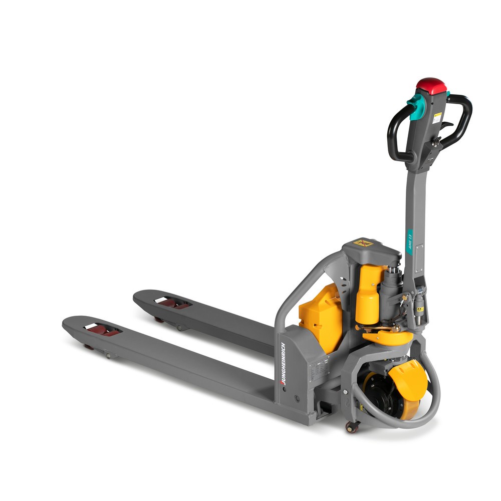 Illustration du produit: Transpalette électrique Jungheinrich AME 13, capacité de charge 1 300 kg, longueur des fourches 1 150 mm
