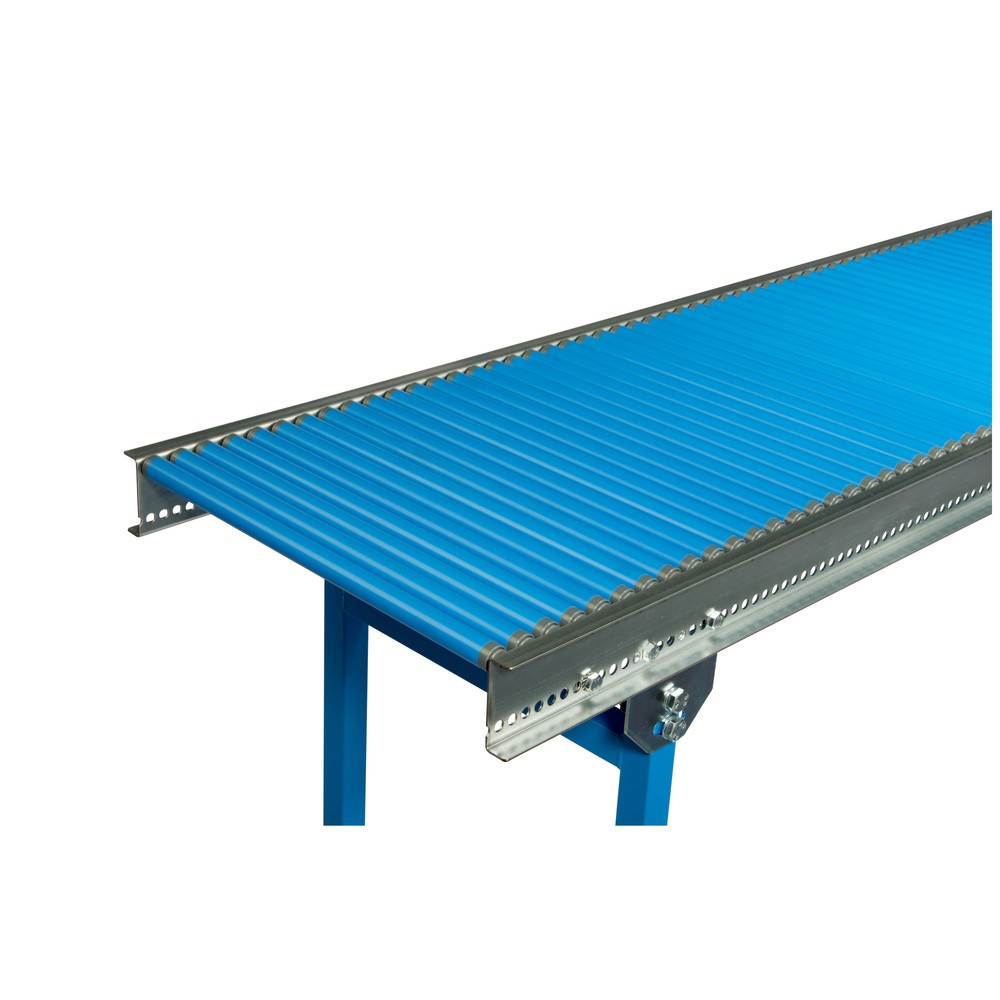 Illustration du produit: Convoyeur à rouleaux pour petites charges, rouleaux en plastique, axe à ressorts, Ø 20 mm, L x l 2 000 x 200 mm