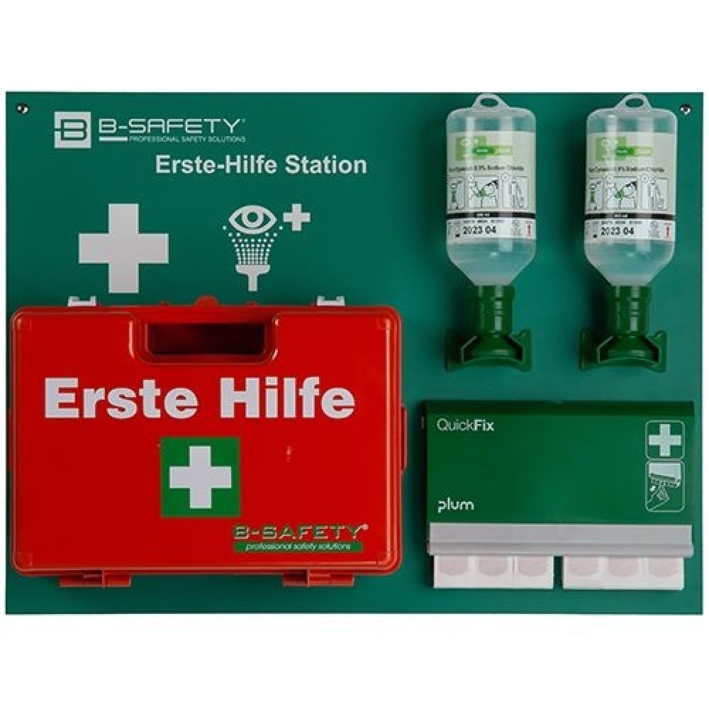 Illustration du produit: Poste de premiers secours B-Safety STANDARD No.1, avec remplissage DIN 13157