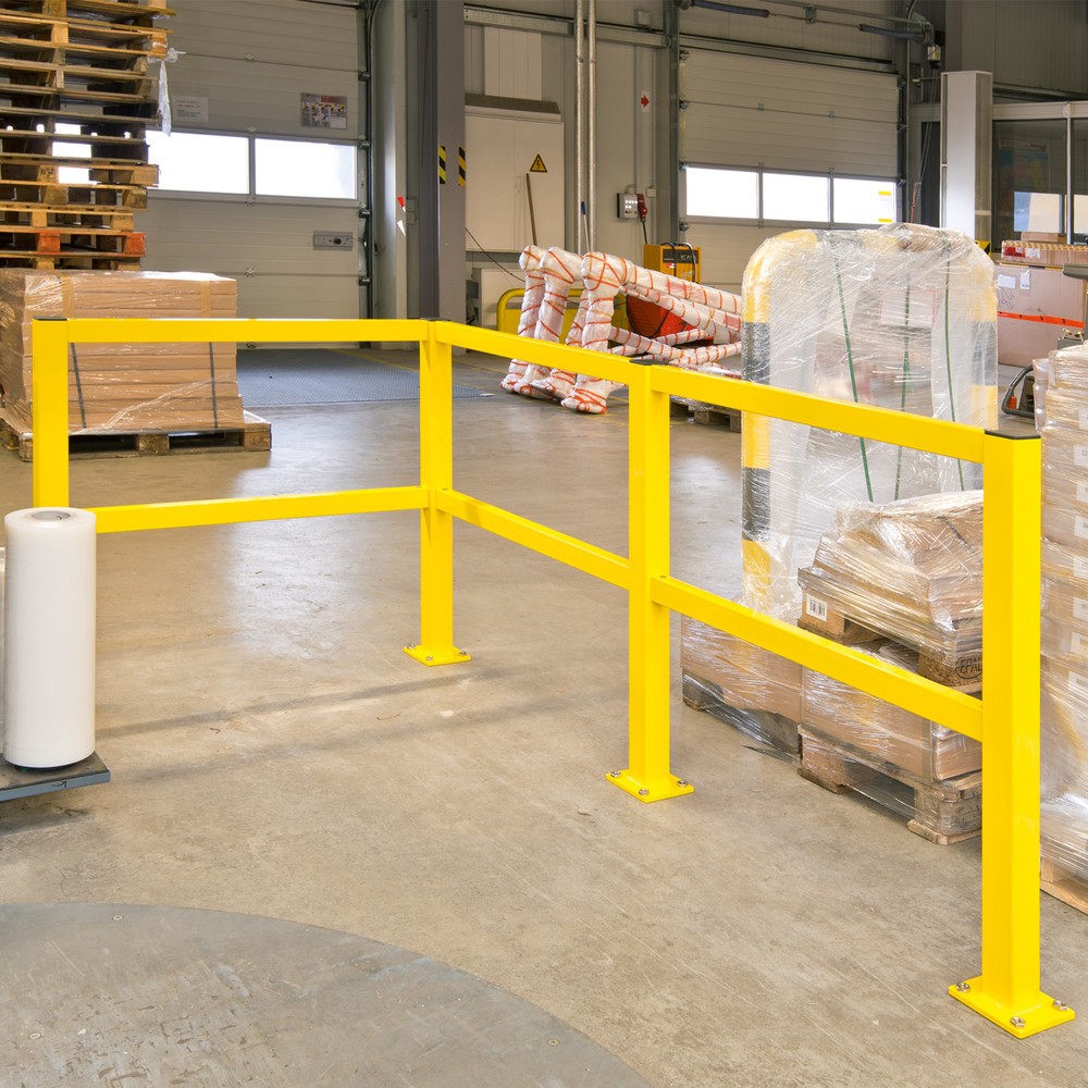 Numéro de l'image du produit 2: Rambarde de protection S-Line, pour l’intérieur, poteau central, hauteur 1 000 mm