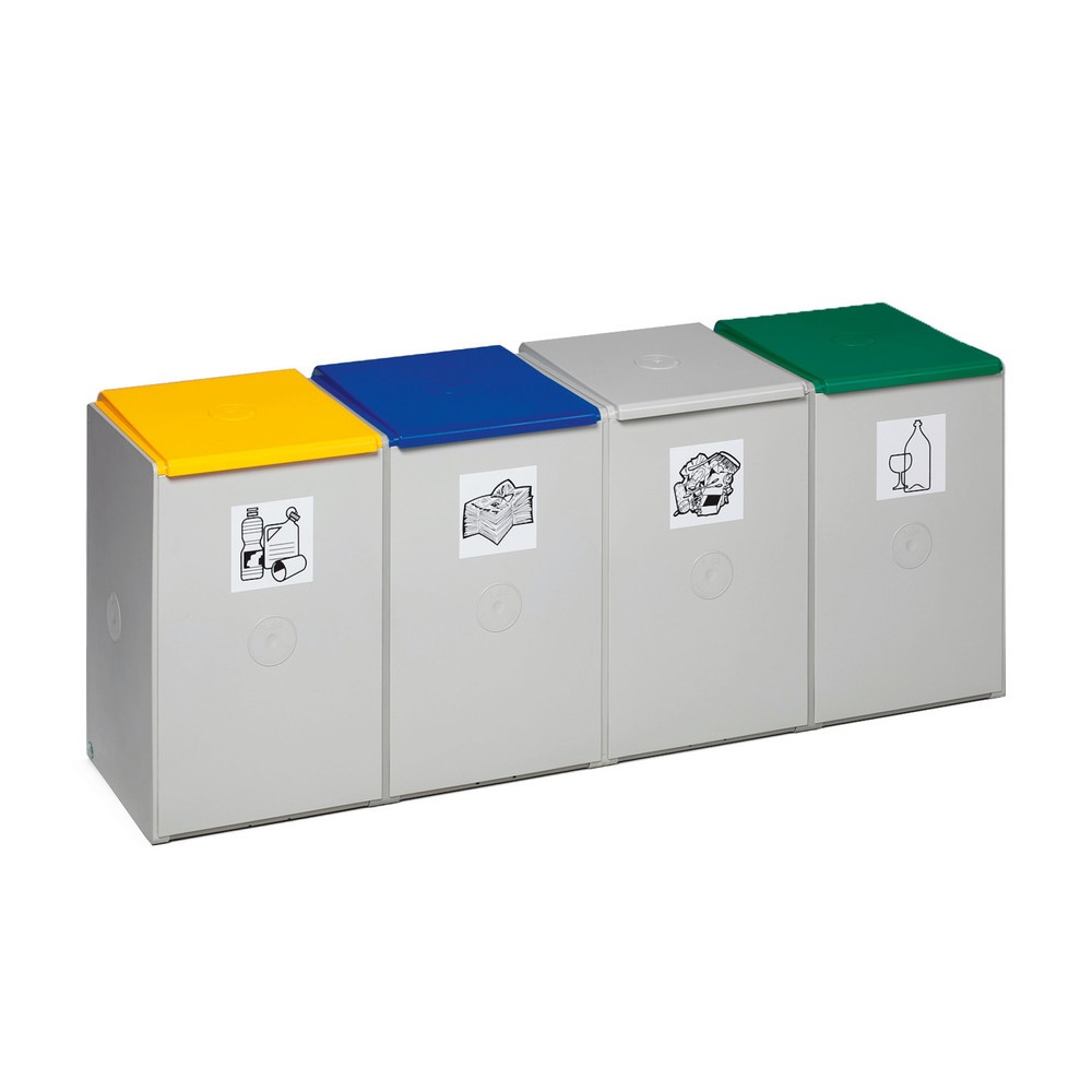 Illustration du produit: Collecteur de déchets VAR®, 60 litres, quadruple