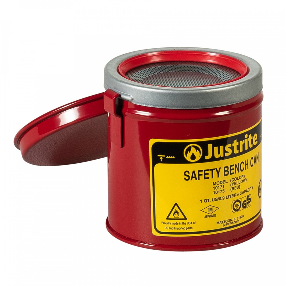 Numéro de l'image du produit 2: Récipient de nettoyage asecos® avec couvercle rabattable, 1 litre