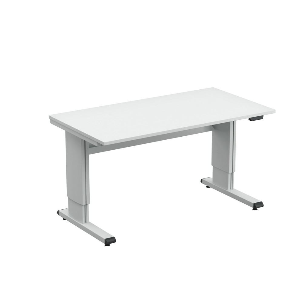 Illustration du produit: Table de travail TRESTON WB, ESD, réglage électrique de la hauteur, lxP 1 800 x 800 mm, avec cache-câbles
