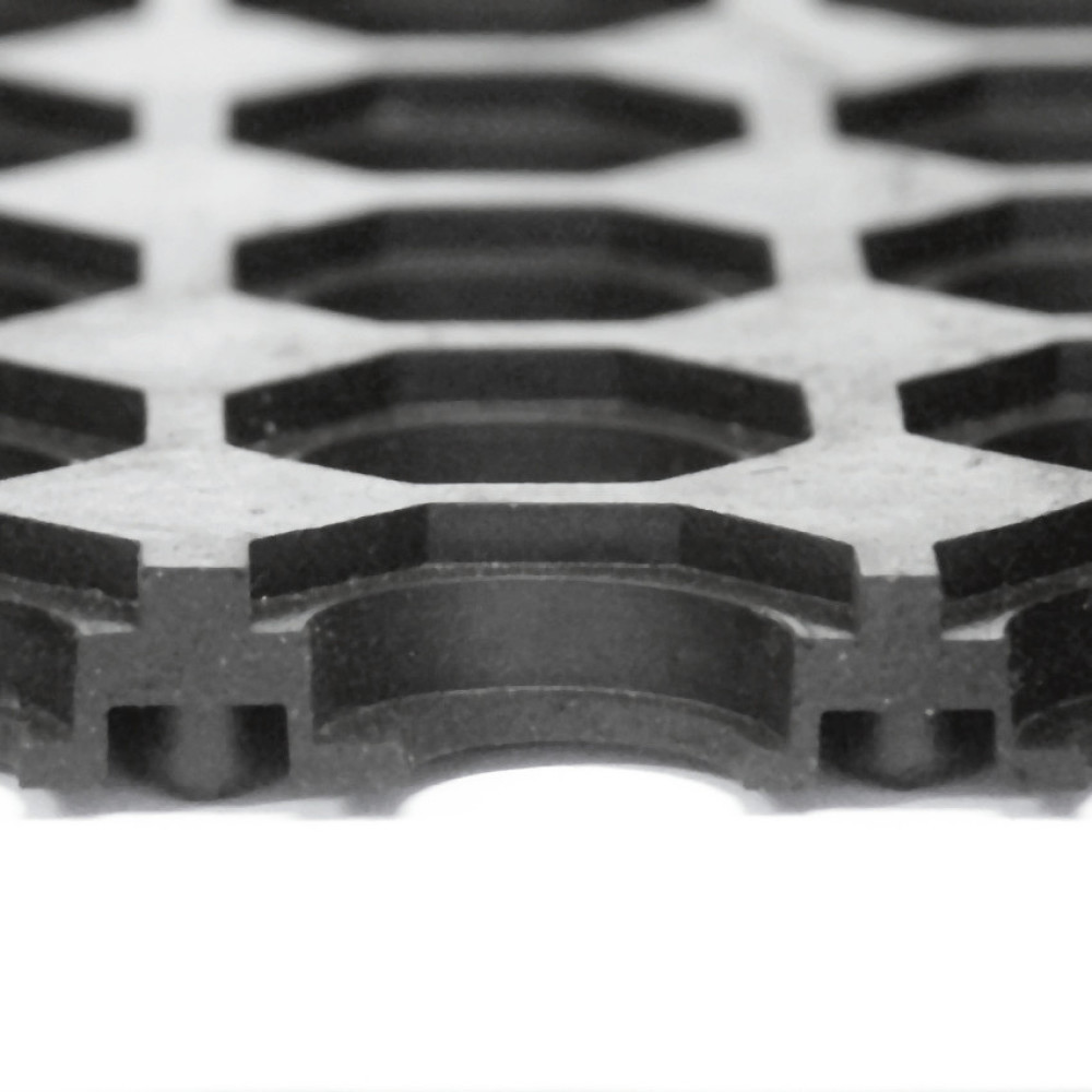 Numéro de l'image du produit 5: Tapis anti-fatigue Yoga Octa Basic, structure en nid d’abeille, lxP 900 x 900 mm