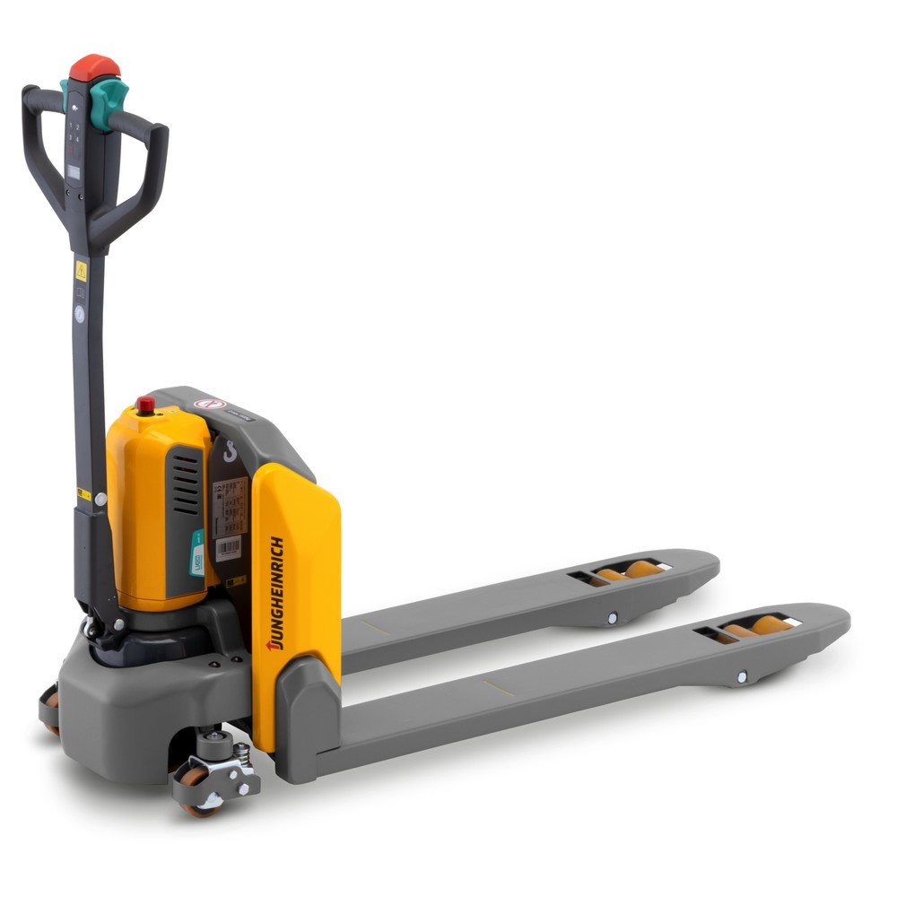 Illustration du produit: Transpalette électrique Jungheinrich AME 15, capacité de charge 1 500 kg, longueur des fourches 1 150 mm
