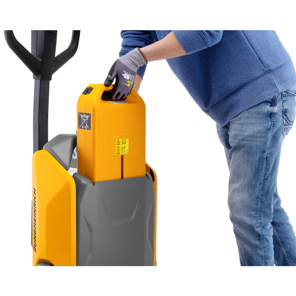 Numéro de l'image du produit 4: Transpalette électrique Jungheinrich AME 15, capacité de charge 1 500 kg, longueur des fourches 1 150 mm