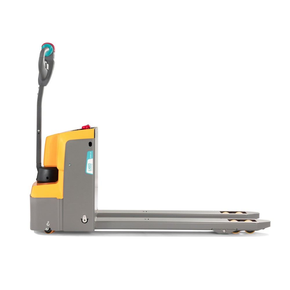 Illustration du produit: Transpalette électrique Jungheinrich EJE M13, capacité de charge 1 300 kg, longueur des fourches 1 150 mm