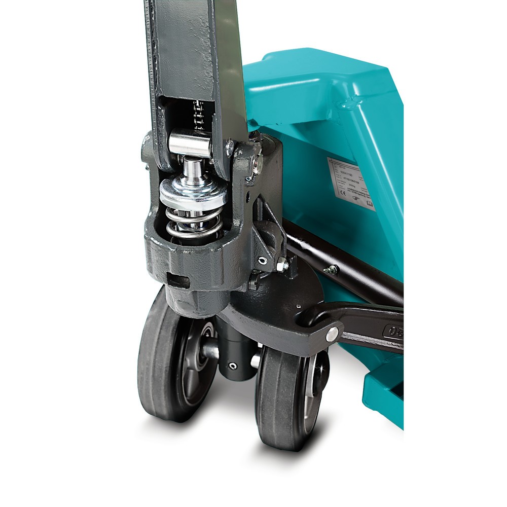 Numéro de l'image du produit 6: Transpalette manuel Ameise® PTM 2.5 capacité de charge 2 500 kg, longueur des fourches 1 150 mm, nylon, galets tandem